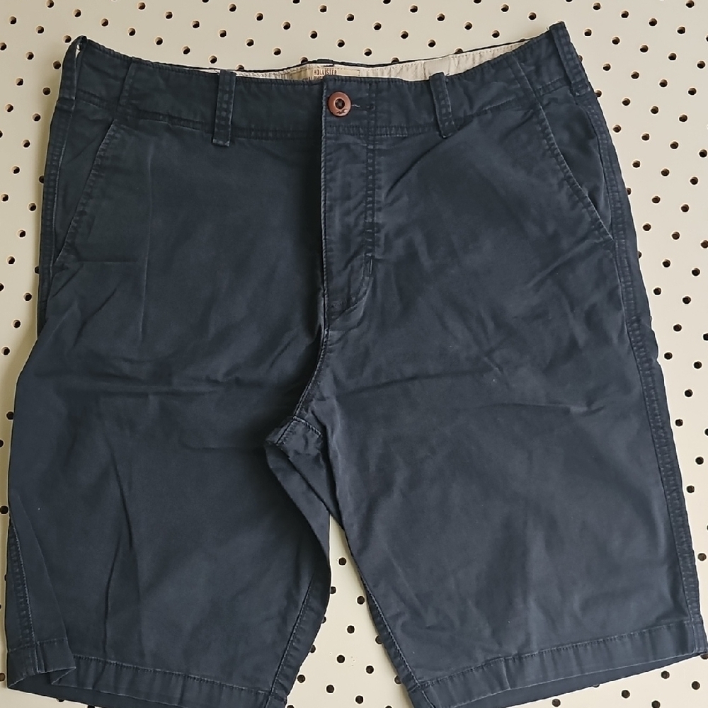 Hollister Cali Longboard Shorts SZ 33 Mens Dark Navy